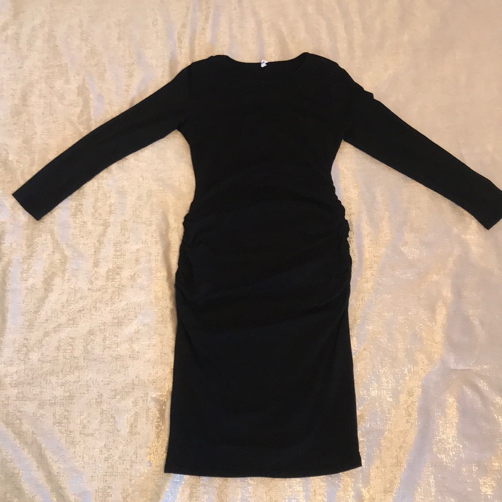 Black long sleeve dress